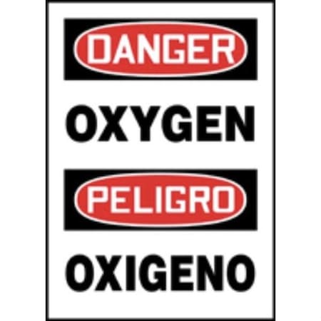 Accuform BILINGUAL OSHA DANGER Safety Sign SBMCHL214XT SBMCHL214XT